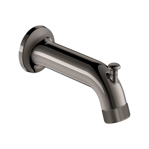 Listra Tub Spout with Diverter - Hard Graphite