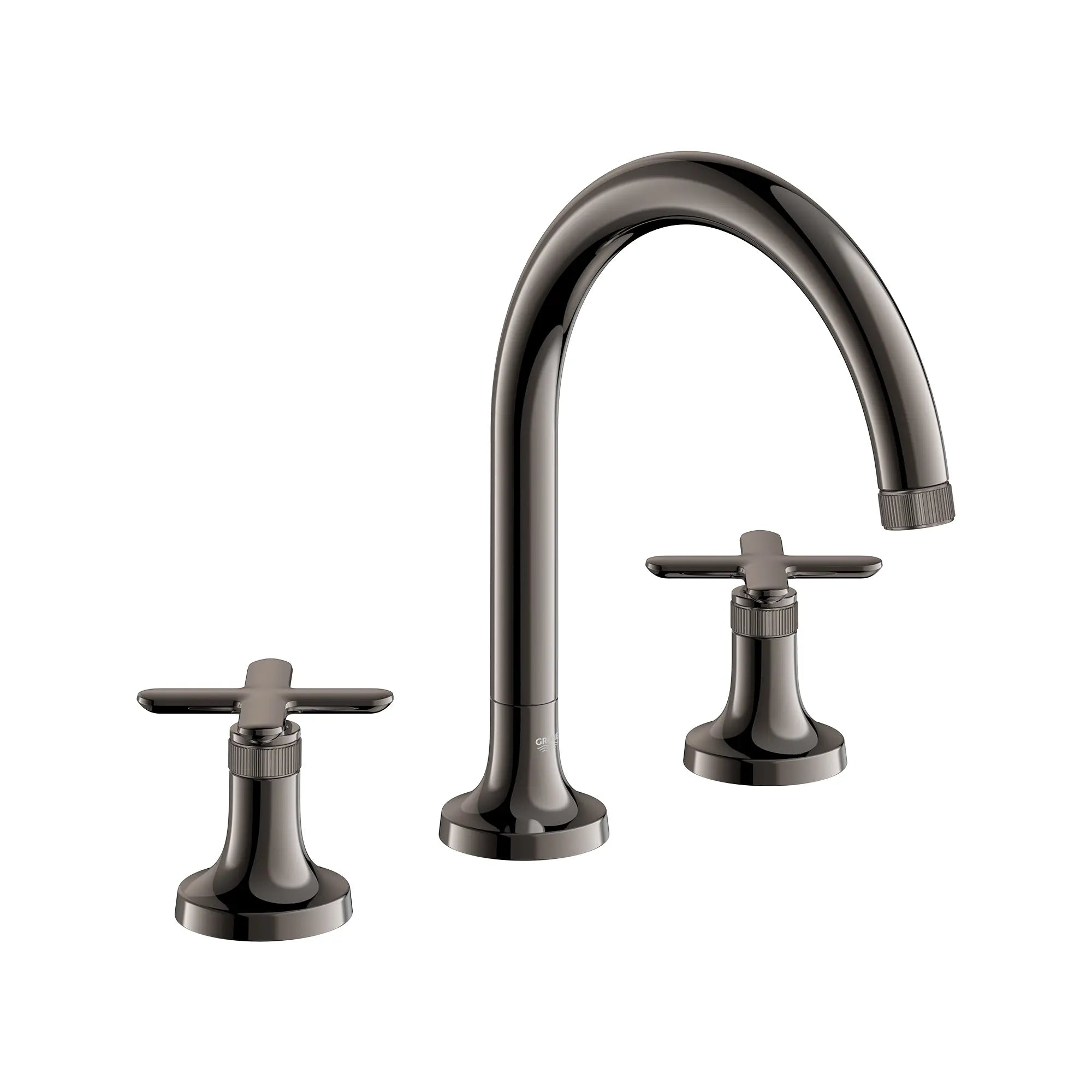 Listra Cross Handles for Deck Mount Tub Filler (Pair) // HARD GRAPHITE // 275223_Listra_SiloRight_106254A000_106261A000_0001_SEPTEMBER2024_0_CDNwebp.webp