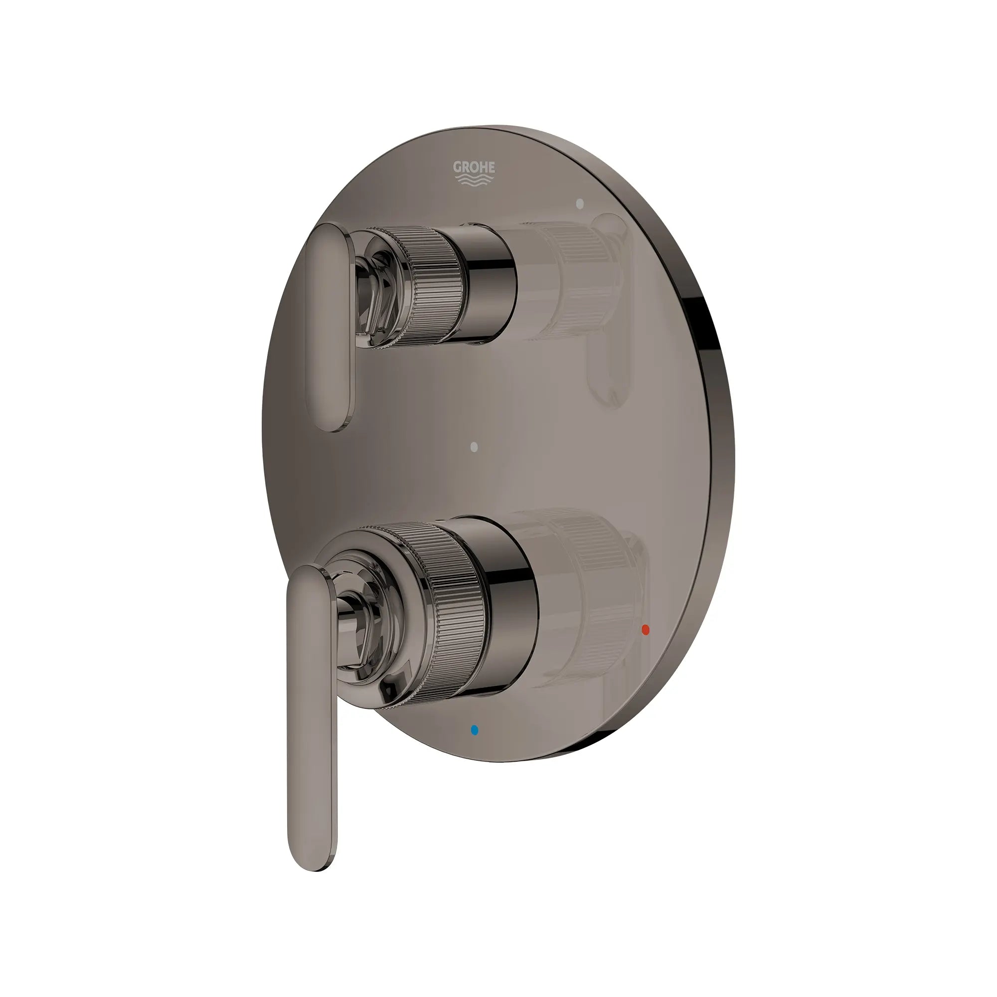 Listra 2-Handle Pressure Balance Valve Trim with 2-Way Diverter with Cartridge // HARD GRAPHITE // 275277_Listra_SiloLeft_106177A000_0001_SEPTEMBER2024_0_CDNwebp.webp