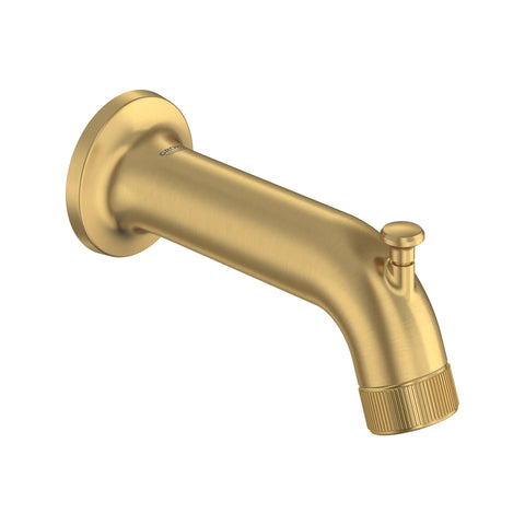 Listra Tub Spout with Diverter - Brushed Cool Sunrise