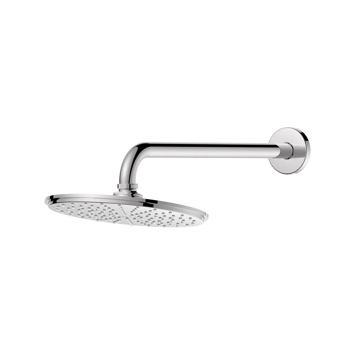 Rainshower 15" Round Shower Arm // GROHE STARLIGHT CHROME // 275566_Rainshower_SiloLeft_1120950000_285400000_0001_July2025_0_CDNwebp_ea1db4e3-af49-45db-ab9d-660cc2a987c3.webp