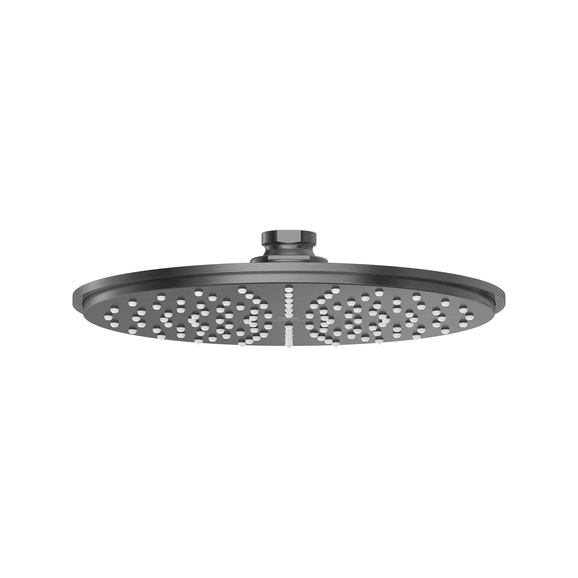 Rainshower Cosmopolitan2310 Shower Head, 8" - 1 Spray, 2.5 GPM (9.5 L/min) // BRUSHED HARD GRAPHITE // 275624_Rainshower_SiloFront_112095AL00_28540AL00_0001_July2025_0_CDNwebp.webp