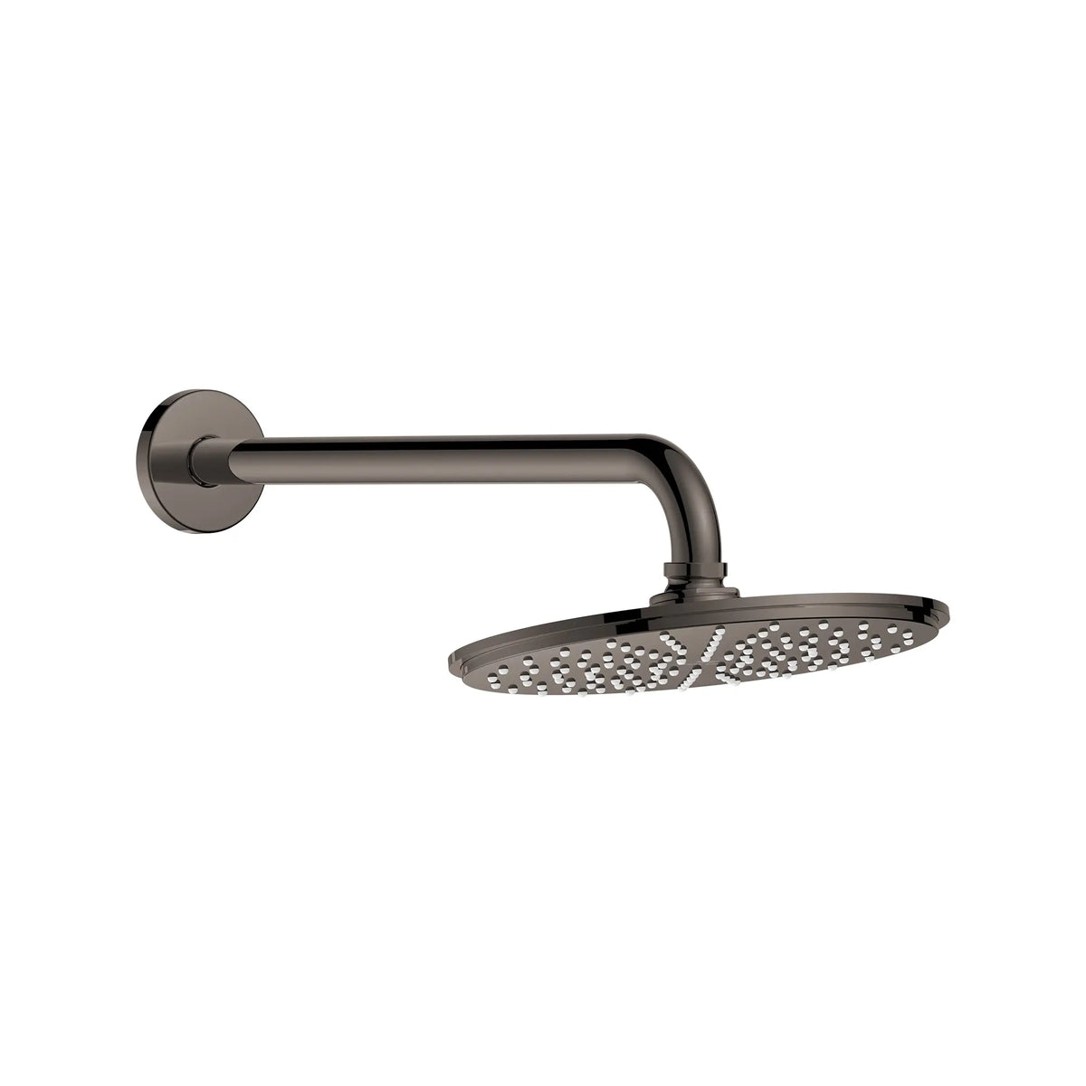 Rainshower Cosmopolitan 210 Shower Head, 8" - 1 Spray, 1.75 GPM (6.6L/min) // HARD GRAPHITE // 275759_Rainshower_SiloRight_112094A000_28540A000_0001_July2025_0_CDNwebp.webp