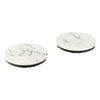 [48462000] Atrio Private Collection White Attica Caesarstone Handle Inserts for Roman Tub Faucets (Pair) - WHITE ATTICA CAESARSTONE