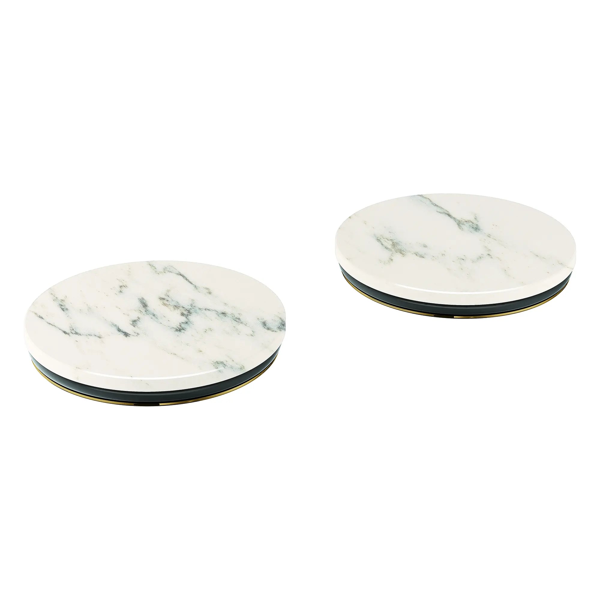 Atrio Private Collection White Attica Caesarstone Handle Inserts for Roman Tub Faucets (Pair) // WHITE ATTICA CAESARSTONE // 276073_Atrio_PC_Silo-SpecSheet_48462000_Silo-SpecSheet_0_CDNwebp.webp