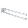 [40342001] Allure 24" Double Towel Bar - GROHE StarLight Chrome