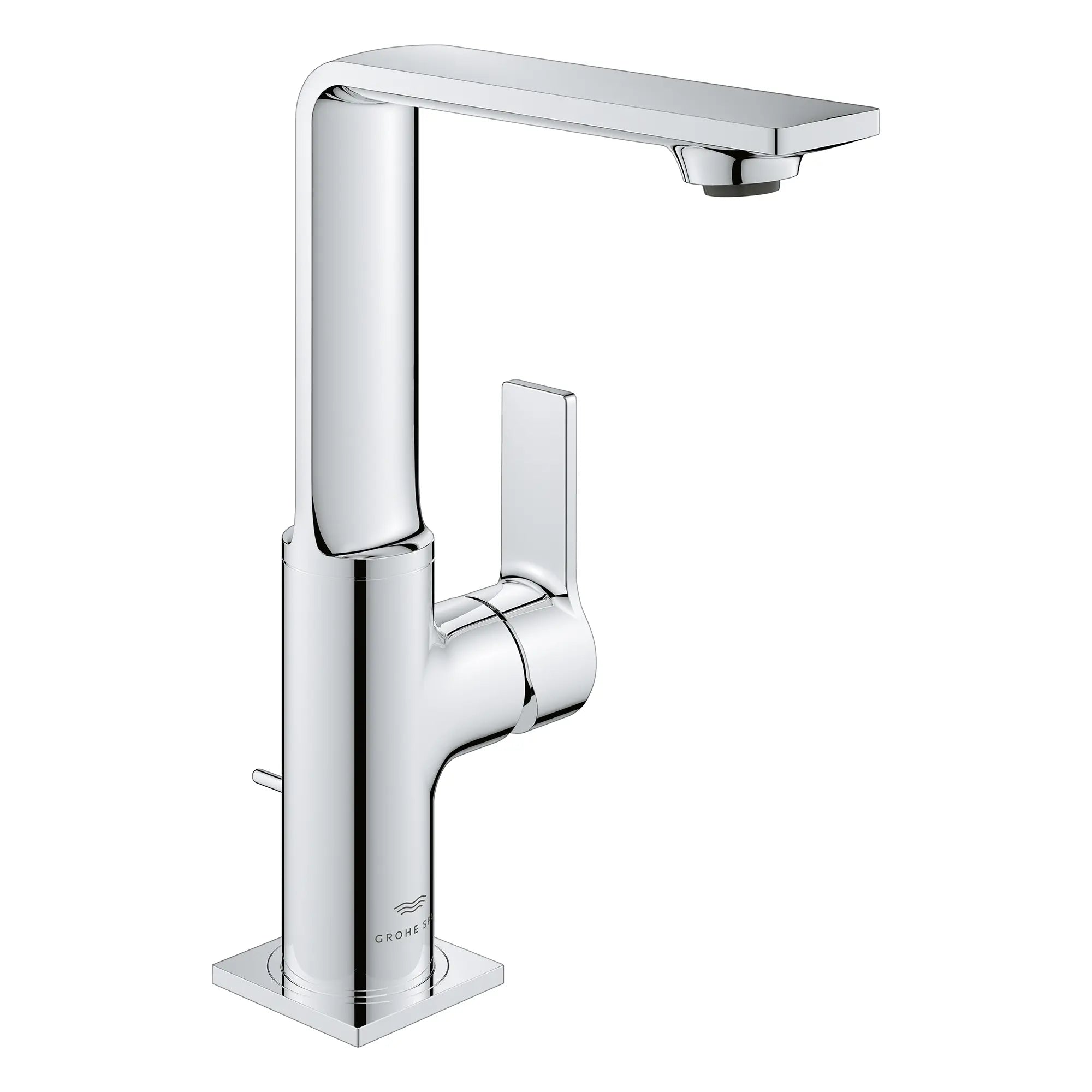 Allure Single-Hole Single-Handle L-Size Bathroom Faucet, 1.2 GPM (4.5 L/min) // GROHE STARLIGHT CHROME // 276109_Allure_Silo-SpecSheet_23858001_0001_Feb2023_0_CDNwebp.webp