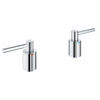 [14218000] Atrio Lever Handles for Roman Tub Faucet (Pair) - Brushed Nickel InfinityFinish
