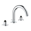 [20660000] Atrio 8-inch Widespread 2-Handle S-Size Bathroom Faucet without Handles, 1.2 GPM (4.5 L/min) - GROHE StarLight Chrome