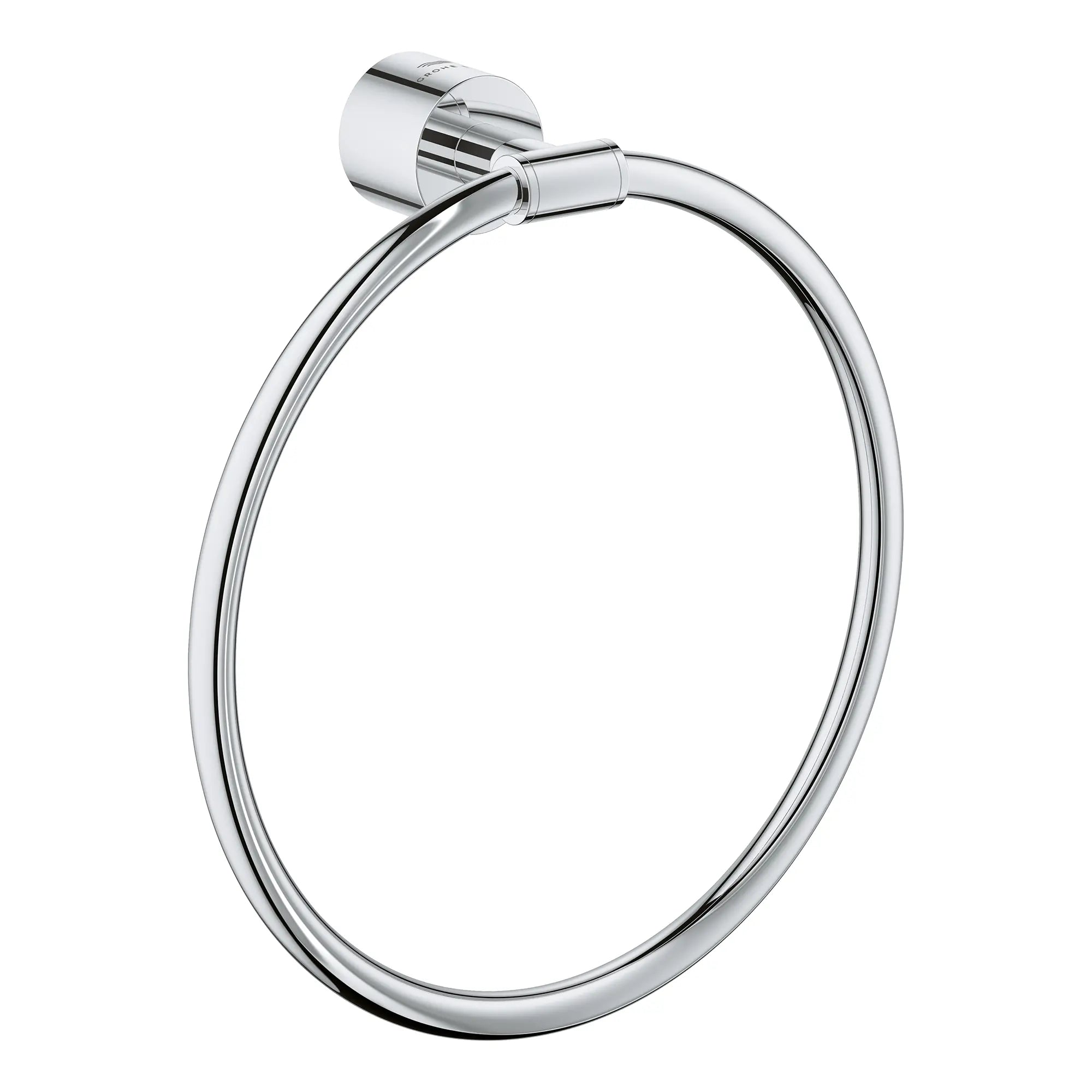 Atrio 8" Towel Ring // GROHE STARLIGHT CHROME // 276147_Atrio_Silo-SpecSheet_40887000_0001_Feb2023_0_CDNwebp.webp