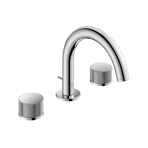 Atrio Private Collection 8-inch Widespread 2-Handle S-Size Bathroom Faucet, 1.2 GPM (4.5 L/min) - GROHE StarLight Chrome