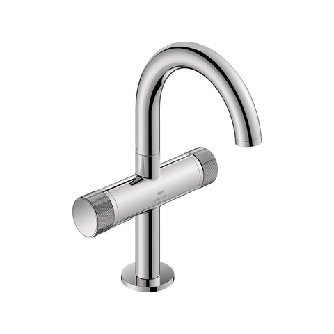 Atrio Private Collection Single Hole Two-Handle M-Size Bathroom Faucet with Knob Handles, 1.2 GPM (4.5 L/min) - GROHE StarLight Chrome