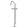[1057720000] Atrio Private Collection 2-Handle Free Standing Tub Filler with Knob Handles, with 1.75 GPM Hand Shower - Hard Graphite