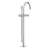 [1057720000] Atrio Private Collection 2-Handle Free Standing Tub Filler with Knob Handles, with 1.75 GPM Hand Shower - Hard Graphite