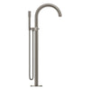 [105772AL00] Atrio Private Collection 2-Handle Free Standing Tub Filler with Knob Handles, with 1.75 GPM Hand Shower - Hard Graphite