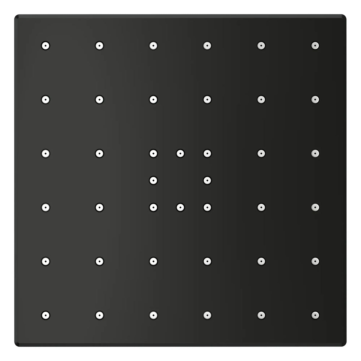 Rainshower Aqua Single Spray 5 1/2" Square Showerhead with AquaBooster 2.5 GPM (9.5 L/min) // MATTE BLACK // 277694_Aqua_Booster_SiloOther_1116682430_0001_October2025_0_CDNwebp.webp