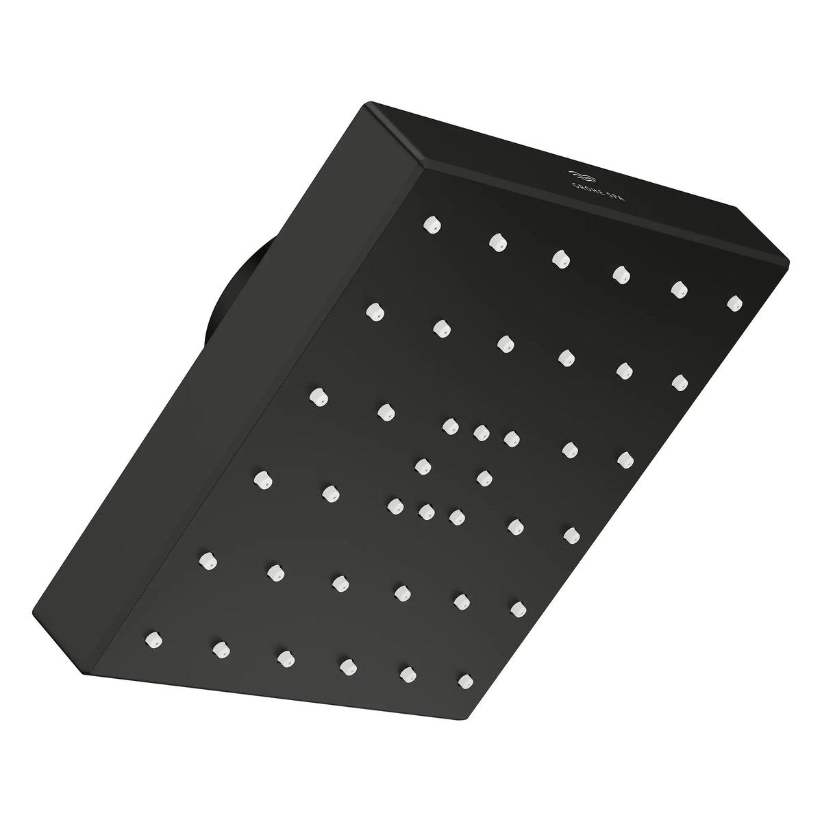 Rainshower Aqua Single Spray 5 1/2" Square Showerhead with AquaBooster 2.5 GPM (9.5 L/min) // MATTE BLACK // 277695_Aqua_Booster_SiloRight_1116682430_0001_October2025_0_CDNwebp.webp