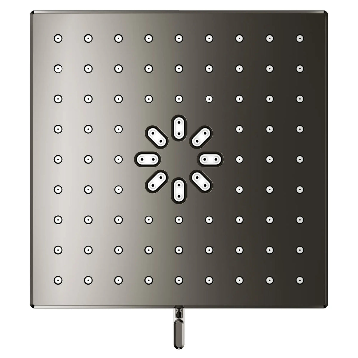 Rainshower Aqua Multi Spray 5 1/2" Square Showerhead with AquaBooster 2.5 GPM (9.5 L/min) // HARD GRAPHITE // 277743_Aqua_Booster_SiloOther_111673A000_0001_October2025_0_CDNwebp.webp