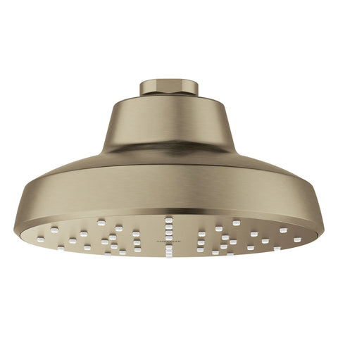 Tempesta 140 with AquaBooster Round Single Spray Shower Head - Brushed Nickel InfinityFinish