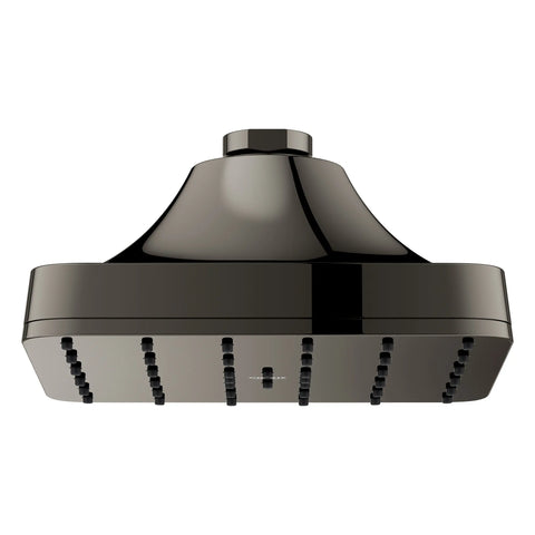 Euphoria 140 with AquaBooster Square Single Spray Shower Head 1.75 GPM (6.6L/min) - Hard Graphite