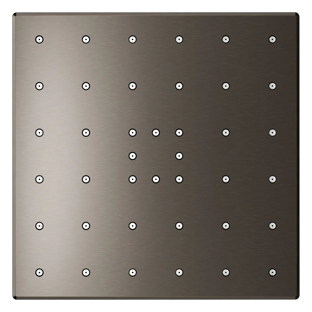 Rainshower Aqua Single Spray 5 1/2" Square Showerhead with AquaBooster 2.5 GPM (9.5 L/min) // BRUSHED HARD GRAPHITE // 277846_Aqua_Booster_SiloOther_111668AL00_0001_October2025_0_CDNwebp.webp