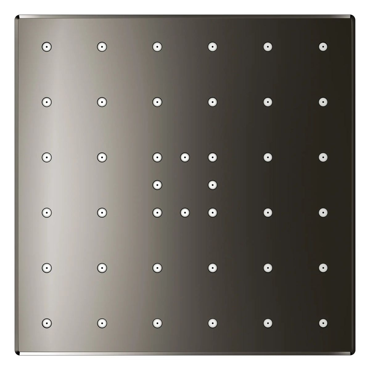 Rainshower Aqua Single Spray 5 1/2" Square Showerhead with AquaBooster 2.5 GPM (9.5 L/min) // HARD GRAPHITE // 277851_Aqua_Booster_SiloOther_111668A000_0001_October2025_0_CDNwebp.webp