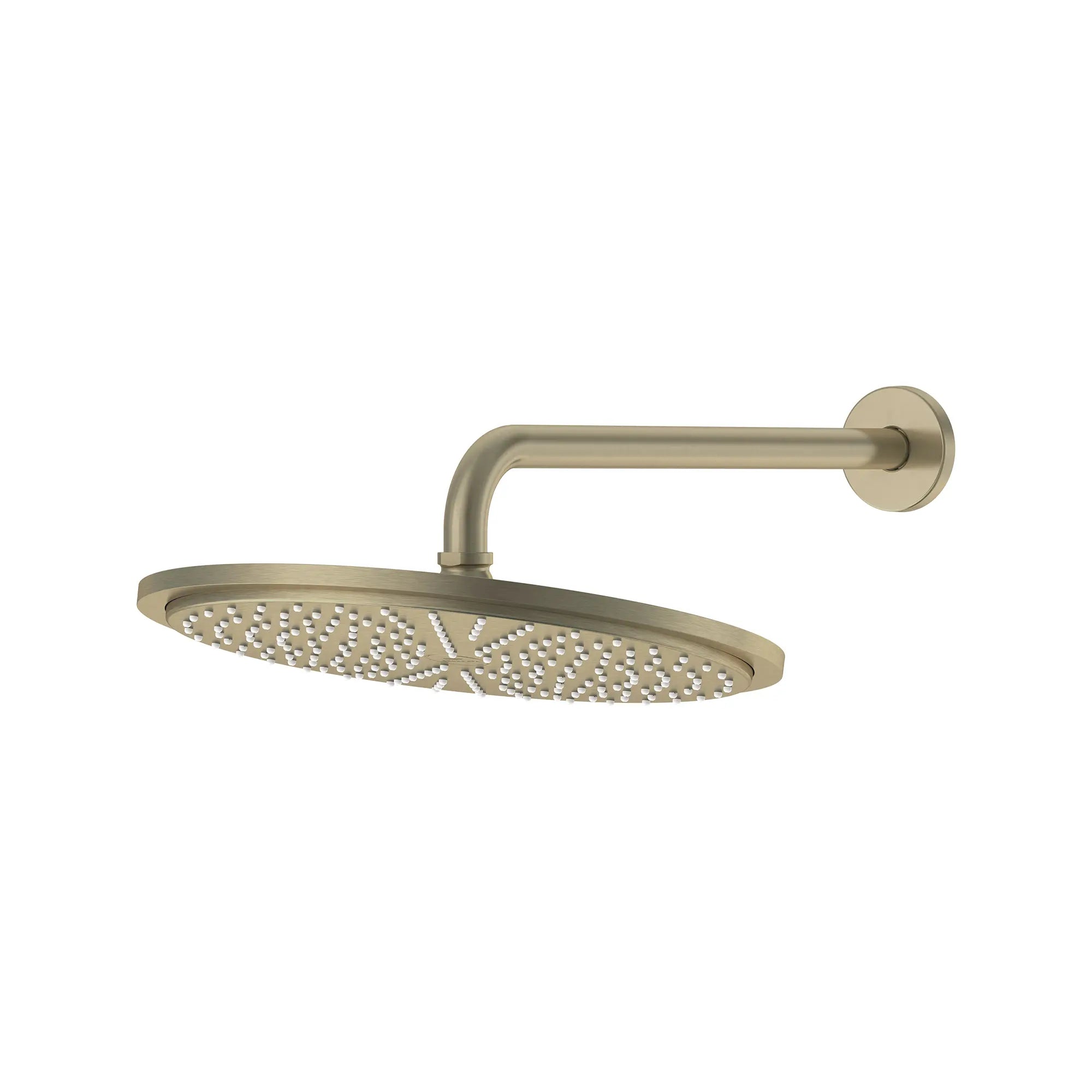 Rainshower 15" Round Shower Arm // BRUSHED NICKEL INFINITYFINISH // 277994_Rainshower_SiloLeft_27478EN00_28540EN00_0001_NOVEMBER2025_0_CDNwebp.webp
