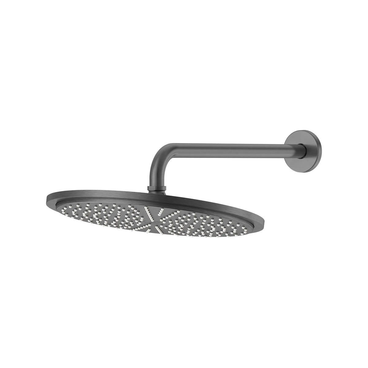 Rainshower 15" Round Shower Arm // BRUSHED HARD GRAPHITE // 278009_Rainshower_SiloLeft_27478AL00_28540AL00_0001_NOVEMBER2025_0_CDNwebp.webp