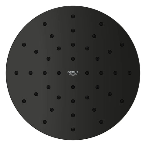 Euphoria 140 with AquaBooster Round Single Spray Shower Head 1.75 GPM (6.6L/min) - Matte Black