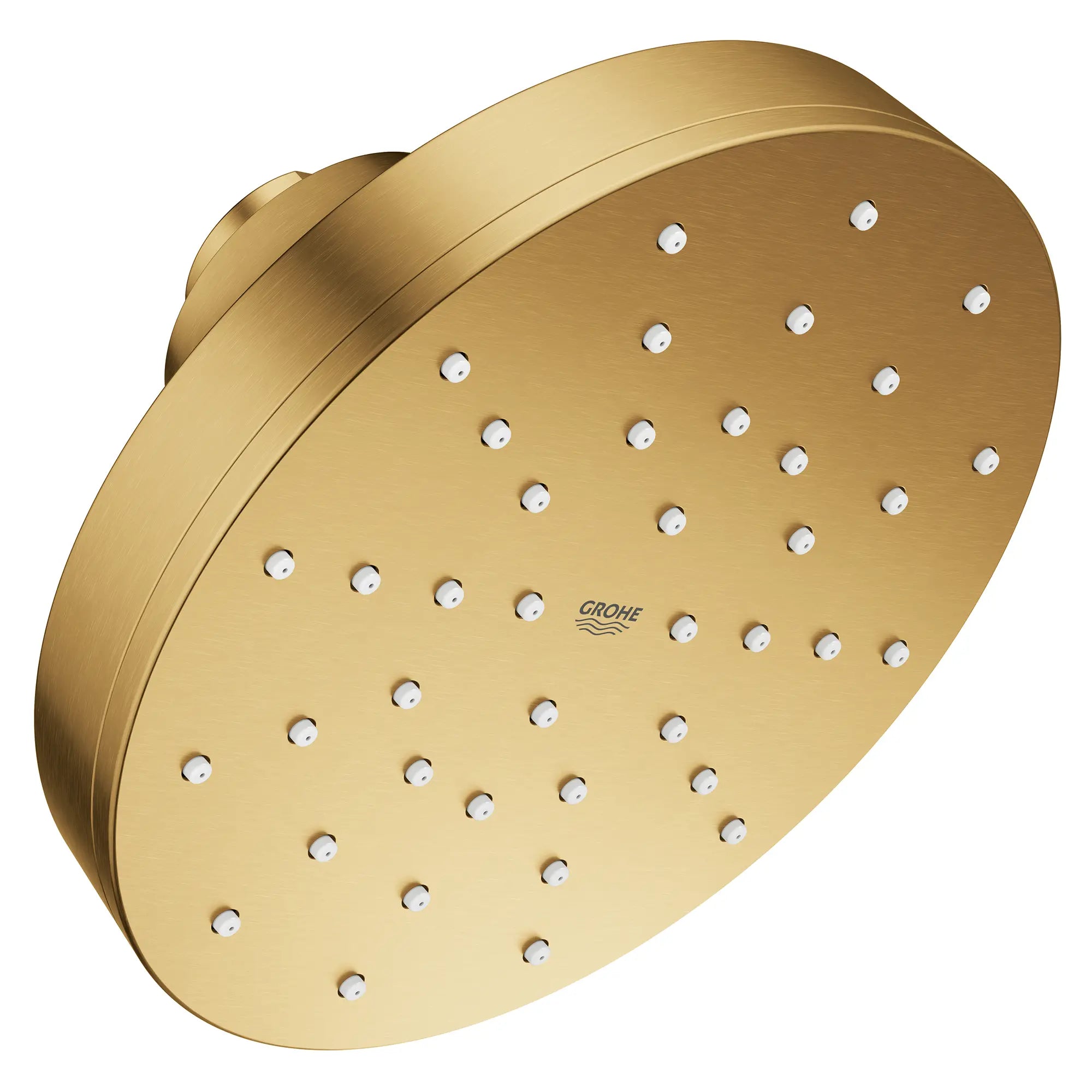 Euphoria 140 with AquaBooster Round Single Spray Shower Head 1.75 GPM (6.6L/min) // BRUSHED COOL SUNRISE // 278126_Aqua_Booster_SiloRight_111714GN00_0001_October2025_0_CDNwebp.webp