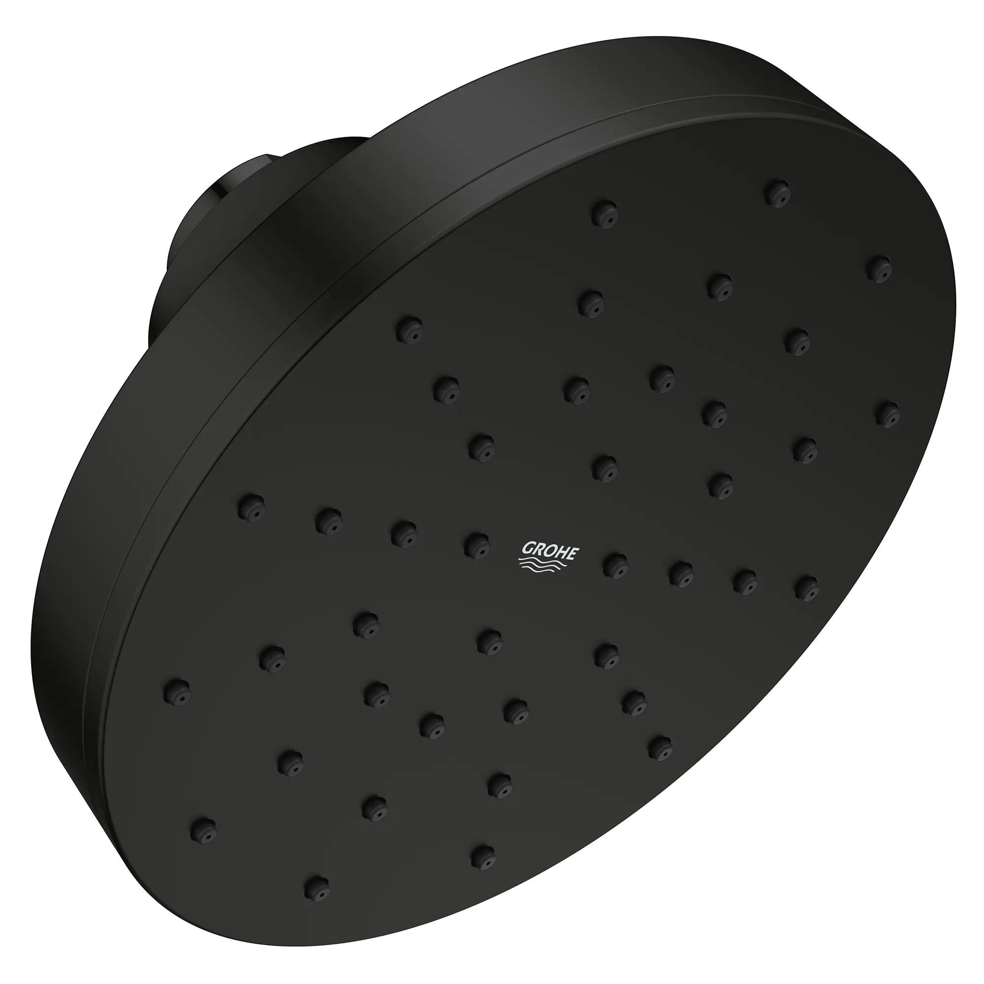 Euphoria 140 with AquaBooster Round Single Spray Shower Head 1.75 GPM (6.6L/min) // MATTE BLACK // 278134_Aqua_Booster_SiloRight_1117142430_0001_October2025_0_CDNwebp.webp