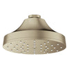 [111714EN00] Euphoria 140 Single Spray Round Showerhead with Aqua Booster - Hard Graphite