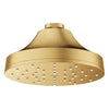 [111714GN00] Euphoria 140 Single Spray Round Showerhead with Aqua Booster - Hard Graphite