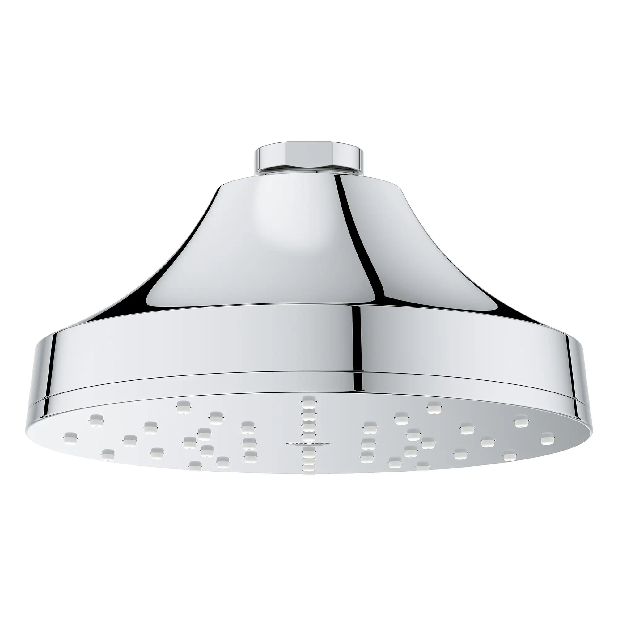 Euphoria 140 with AquaBooster Round Single Spray Shower Head 1.75 GPM (6.6L/min) // GROHE STARLIGHT CHROME // 278144_Aqua_Booster_SiloFront_1117140000_0001_October2025_0_CDNwebp.webp