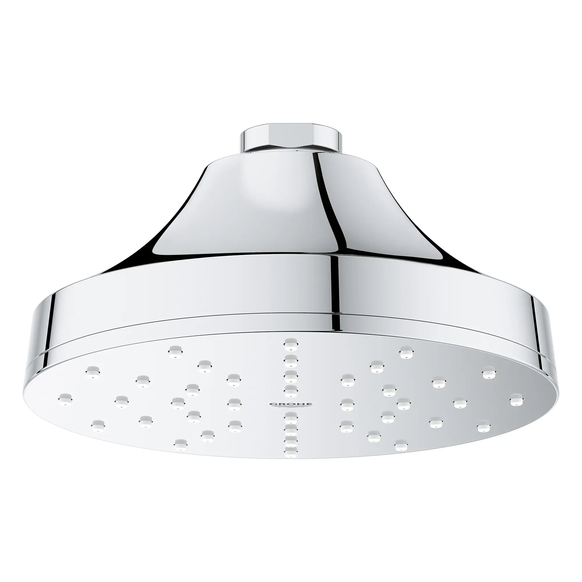 Euphoria 140 with AquaBooster Round Single Spray Shower Head 1.75 GPM (6.6L/min) // GROHE STARLIGHT CHROME // 278147_Aqua_Booster_SiloFront_1117140000_0002_October2025_0_CDNwebp.webp