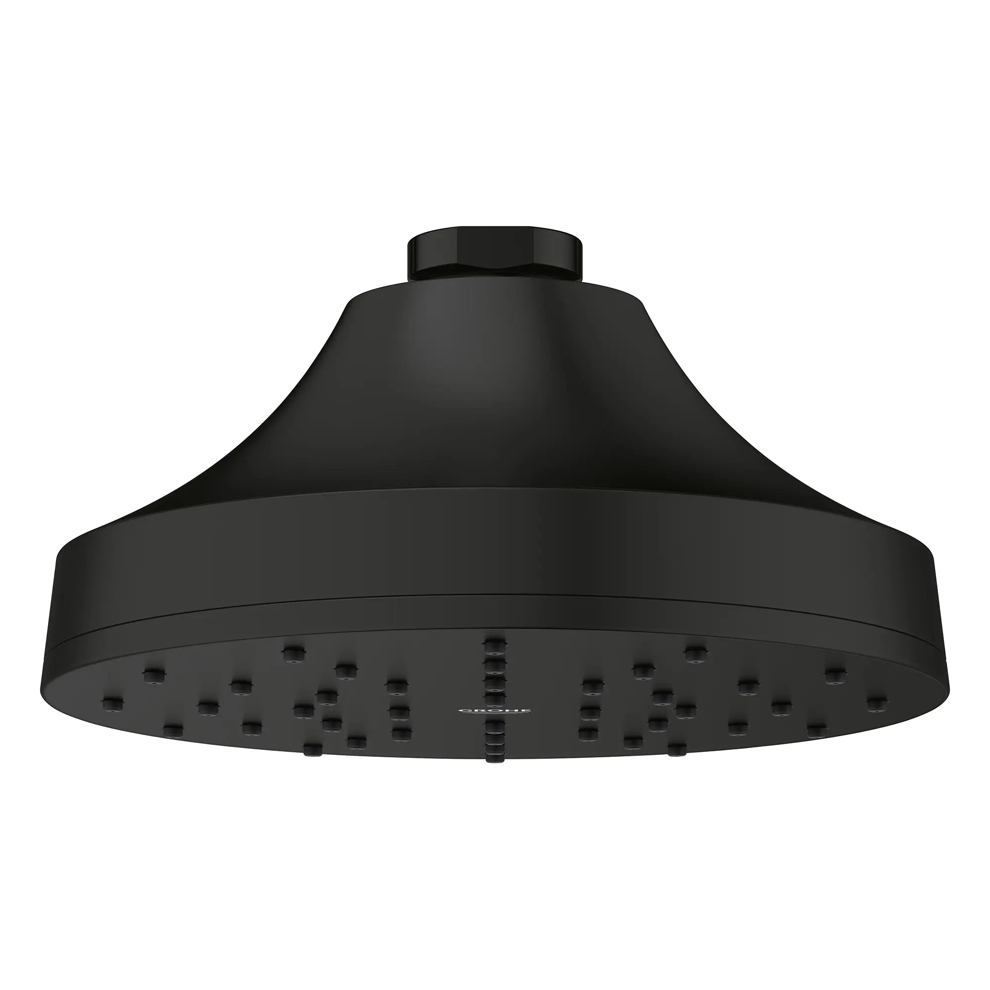 Euphoria 140 with AquaBooster Round Single Spray Shower Head 1.75 GPM (6.6L/min) // MATTE BLACK // 278149_Aqua_Booster_SiloFront_1117142430_0001_October2025_0_CDNwebp.webp