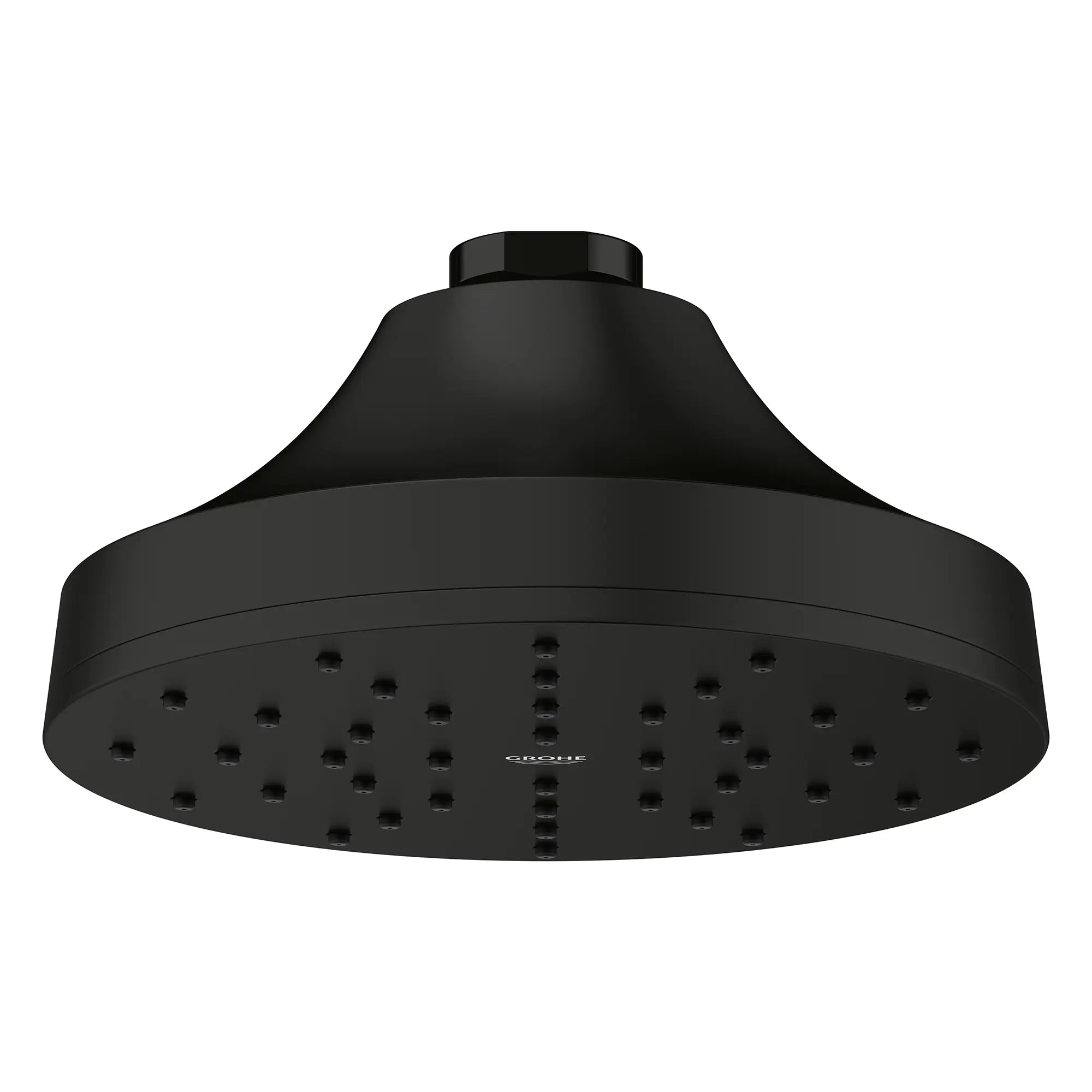 Euphoria 140 with AquaBooster Round Single Spray Shower Head 1.75 GPM (6.6L/min) // MATTE BLACK // 278150_Aqua_Booster_SiloFront_1117142430_0002_October2025_0_CDNwebp.webp