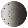 [111714A000] Euphoria 140 Single Spray Round Showerhead with Aqua Booster - Hard Graphite