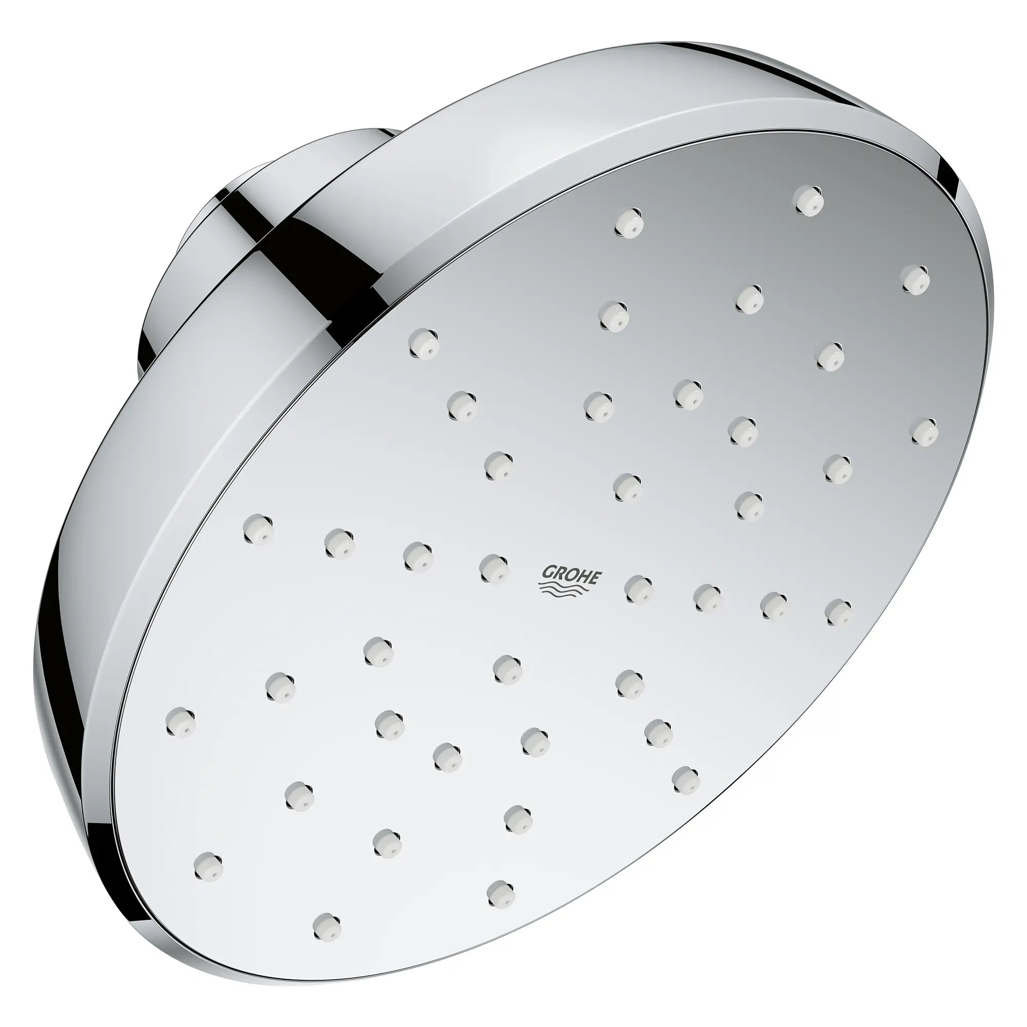 Tempesta 140 with AquaBooster Round Single Spray Shower Head // GROHE STARLIGHT CHROME // 278205_Aqua_Booster_SiloRight_1117270000_0001_October2025_0_CDNwebp.webp