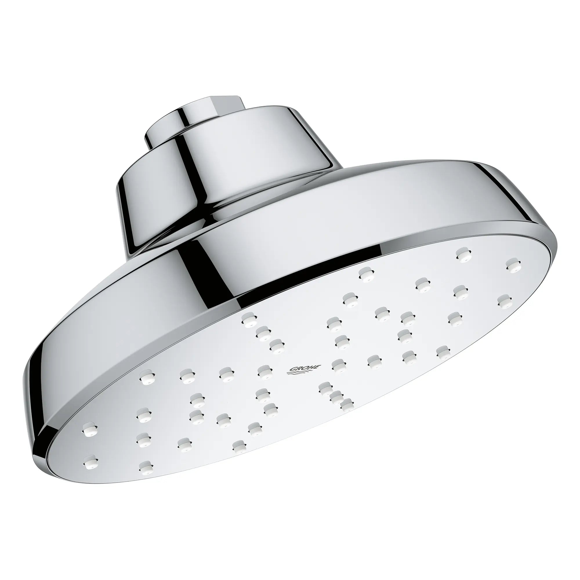 Tempesta 140 with AquaBooster Round Single Spray Shower Head // GROHE STARLIGHT CHROME // 278208_Aqua_Booster_SiloRight_1117270000_0002_October2025_0_CDNwebp.webp