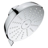 [1117460000] Tempesta 140 Dual Spray 5 1/2" Showerhead with Aqua Booster - Brushed Cool Sunrise