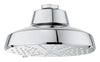 [1117460000] Tempesta 140 Dual Spray 5 1/2" Showerhead with Aqua Booster - Brushed Cool Sunrise
