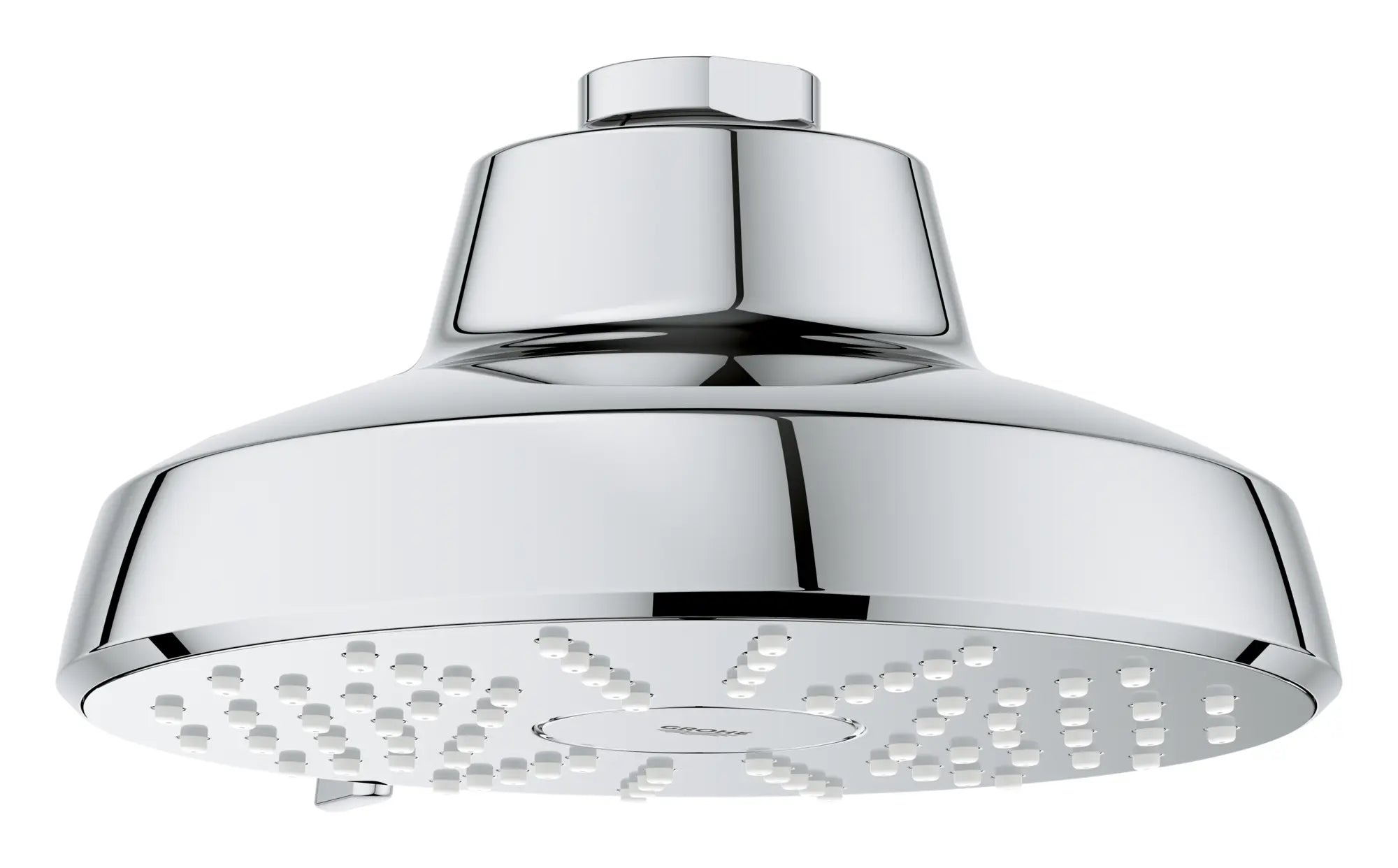 Tempesta 140 with AquaBooster Round Multi Spray Shower Head // GROHE STARLIGHT CHROME // 278253_Aqua_Booster_Silo-SpecSheet_1117460000_0003_October2025_0_CDNwebp.webp