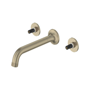 [106216EN00] Listra Wall Mount Widespread Bathroom Faucet, 1.2gpm (4.5L/min) - Brushed Cool Sunrise