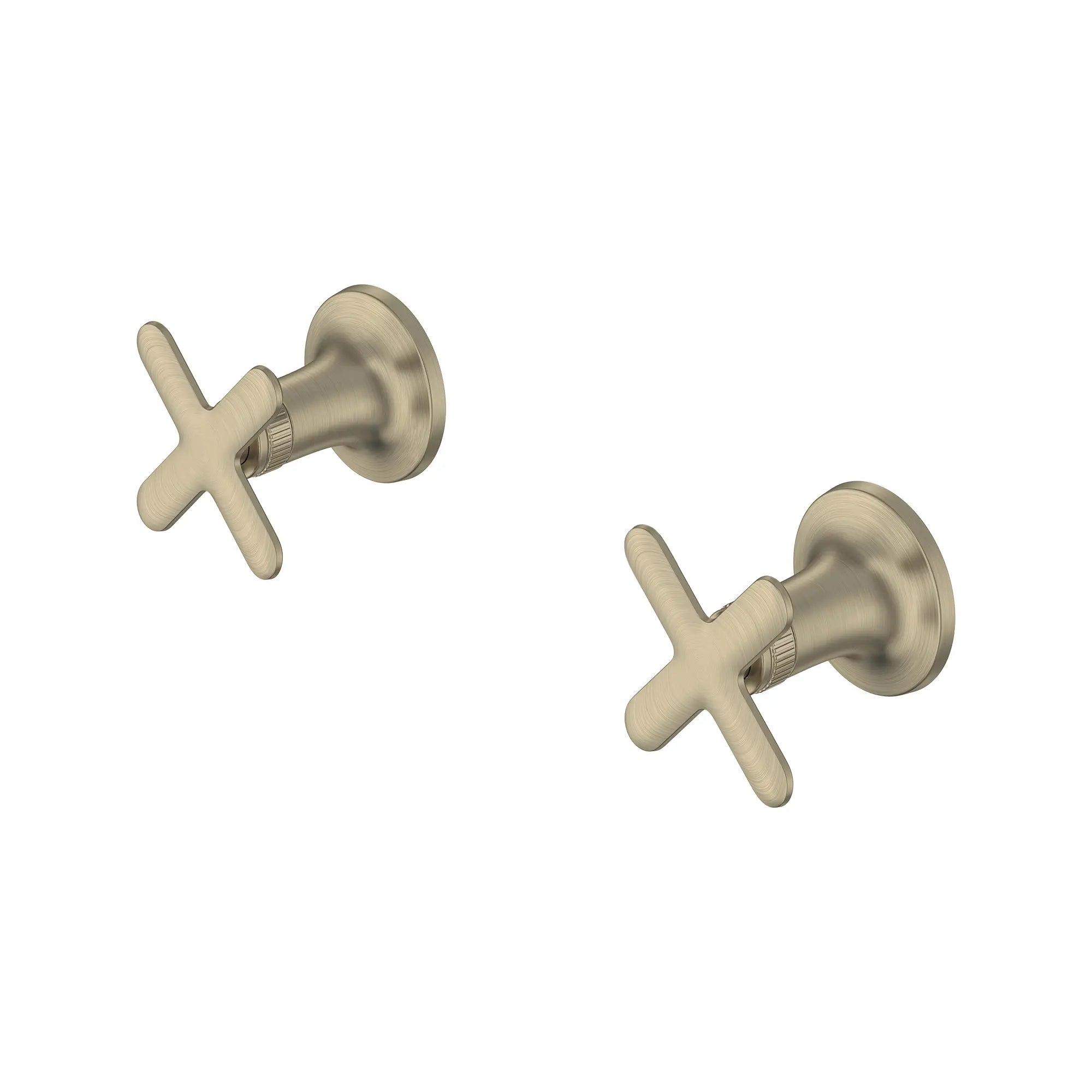 Listra Cross Handles for Bathroom Sink Faucet (Pair) // BRUSHED NICKEL INFINITYFINISH // 278388_Listra_SiloLeft_106238EN00_0001_SEPTEMBER2024_0_CDNwebp.webp