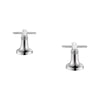 [1062540000] Listra Cross Handles for Deck Mount Tub Filler (Pair) - GROHE StarLight Chrome