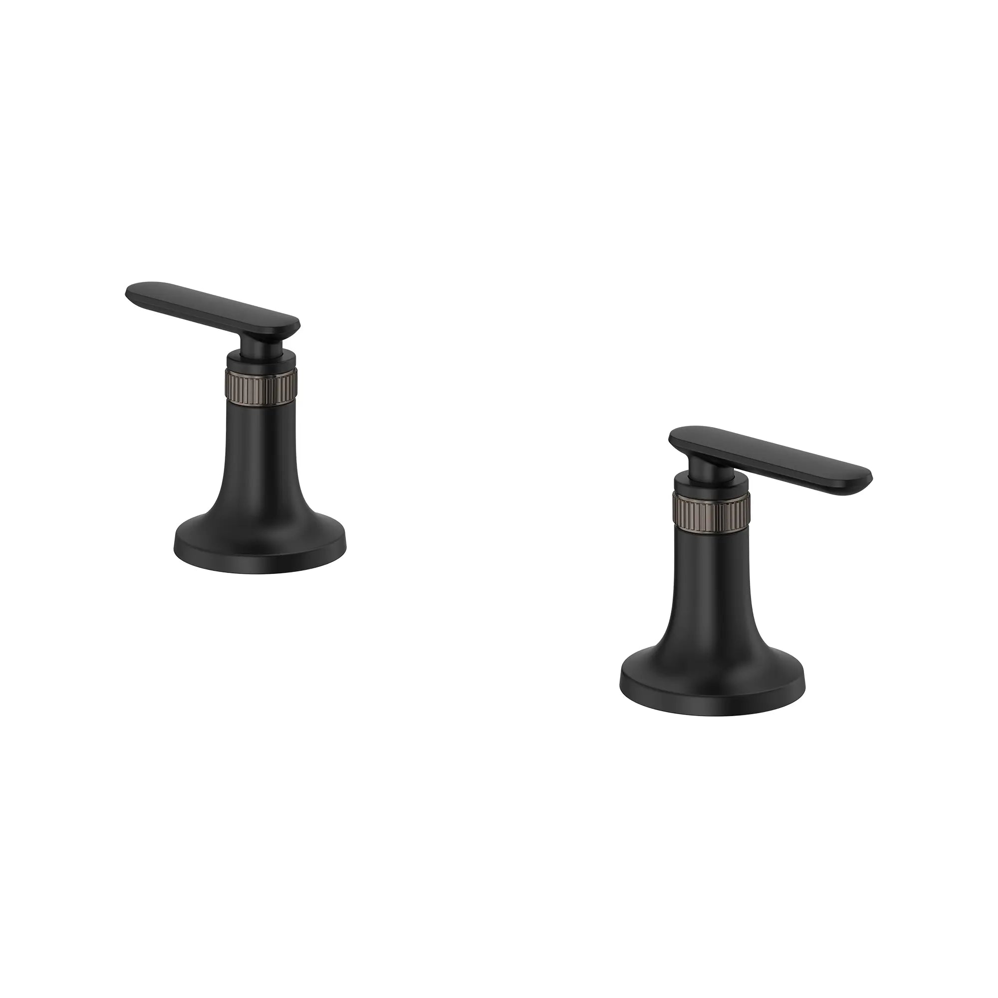 Listra Lever Handles for Bathroom Sink Faucet (Pair) // MATTE BLACK // 278410_Listra_SiloLeft_1062572430_0001_SEPTEMBER2024_0_CDNwebp.webp