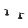 [1062702430] Listra Lever Handles for Deck Mount Tub Filler (Pair) - Hard Graphite