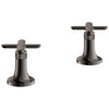 [106238A000] Listra Cross Handles for Bathroom Sink Faucet (Pair) - Brushed Nickel InfinityFinish