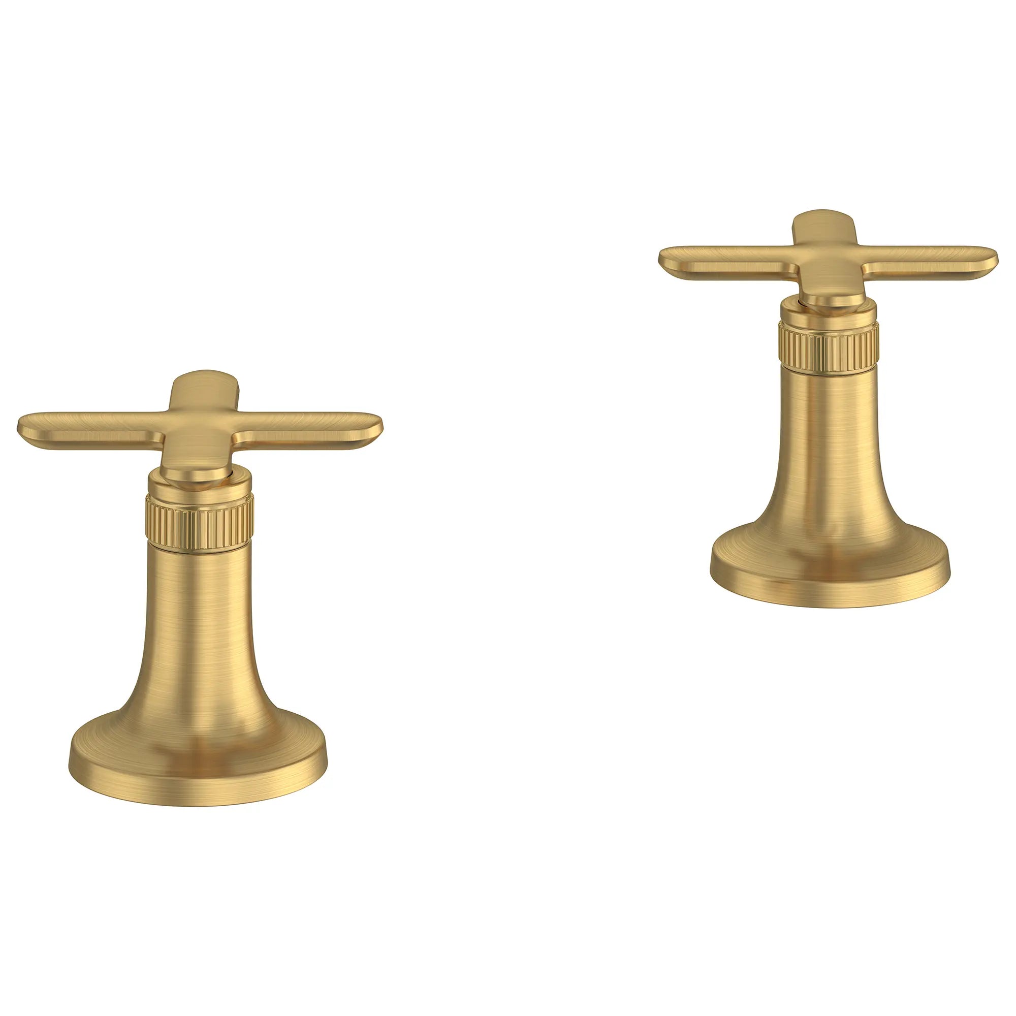 Listra Cross Handles for Bathroom Sink Faucet (Pair) // BRUSHED COOL SUNRISE // 278421_Listra_SiloRight_106238GN00_0001_SEPTEMBER2024_1_CDNwebp.webp